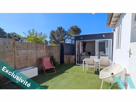 habitation légère 3 pièces 65m2 avec jardinet et parking