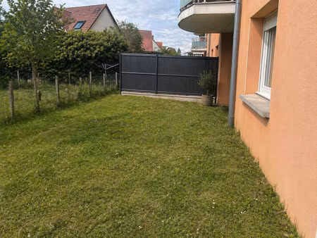 à vendre appartement 3 pièces en rez-de-chaussée avec jard