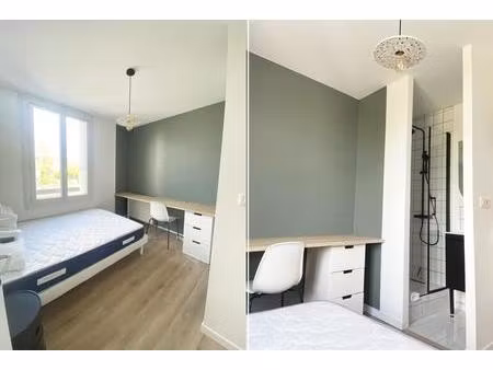 chambre à louer - appartement 83m2 en colocation - nantes / haluchère