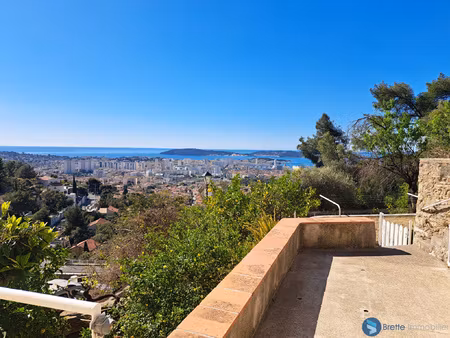 toulon faron - faux t2 - parking privatif - terrasse - vue m