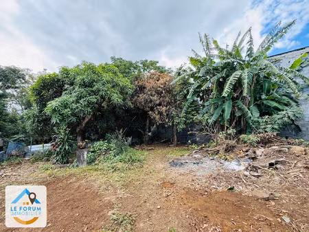 saint pierre 97410 - terrain bien proportionné - zone uf - s