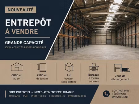 vente locaux professionnels 10 pièces 6000 m² à etreux (02510)  256 800 €