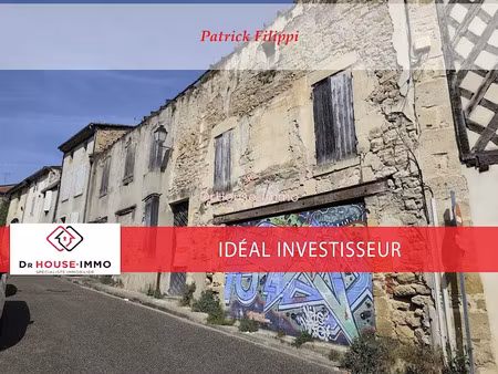vente immeuble 1 pièce 136 m² à la réole (33190)  39 500 €