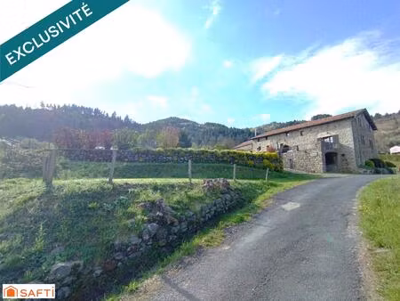 ancienne ferme rénovée 201m2  piscine  gite. terrain 1480m2