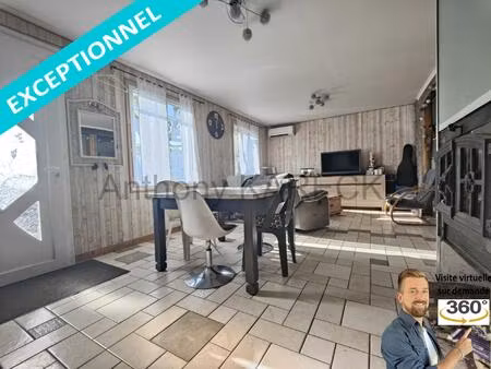 maison 3 chambres + 1 bureau + garage + atelier