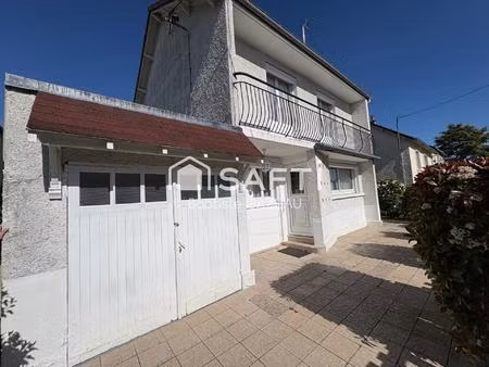 maison de 74m2 3 chambres - 250m2 de jardin