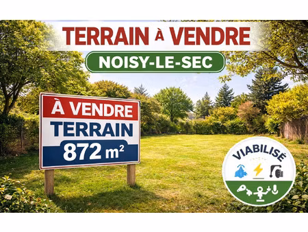 terrain noisy-le-sec m² t- à vendre  660 000 €