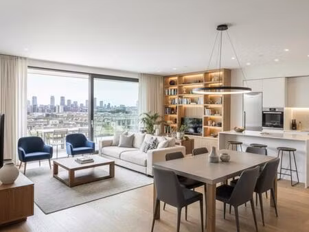 *appartement cinq pièces de 104m²  deux terrasses et balcon  avec parkings – cœur de la ci