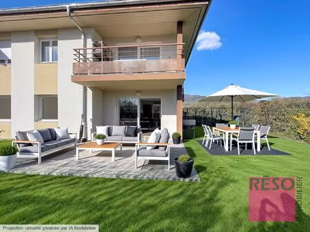 t3 avec terrasse & jardin