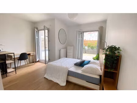 vincennes studio meublé 29 m2 avec terrasse 22.40m2