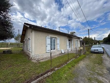maison - 64 m² - hangar - bois
