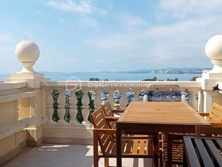 3 pieces vue mer dernier et. viager residence lido