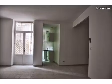 rdc - grand t1 58m² centre ville d'angoulême