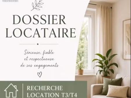 recherche t3/t4 pour juillet 2026