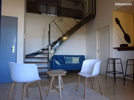 t2 duplex meublé  l'etang saint-paul