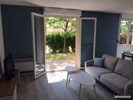 appartement t2 meublé 50m2 rez de jardin