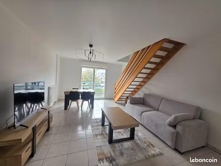 t3 duplex meublé 54m2