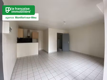 appartement t1 - montfort sur meu - loyer 325€ ttc