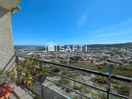 appartement 3 pièces  terrasse avec vue imprenable