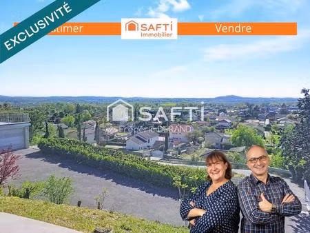 maison vue panoramique  piscine  revenu locatif