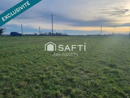 terrain plat borné - thors