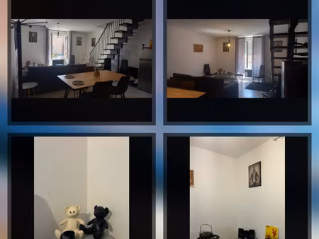 duplex location en meublé   rue jacquemard   a l arriere au calme   1 piece de vie   2 cha