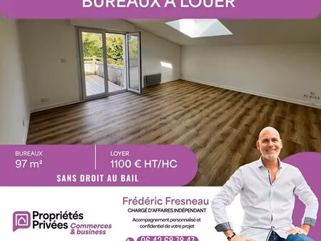 location bureaux 97 m²