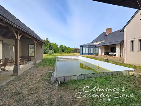 vente maison 11 pièces 274 m² angrie (49440)