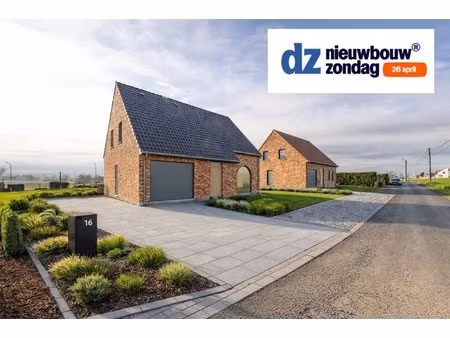 vrijstaande nieuwbouwwoning op topligging te aarsele
