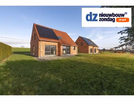 vrijstaande nieuwbouwwoning op topligging te aarsele