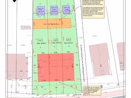 lot 2 : bouwgrond voor gesloten bebouwing te koop