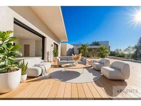 sublime villa neuve de plain pied sur 2 000 m² de terrain boise