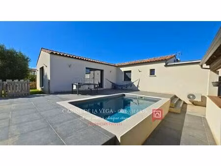 villa contemporaine plain-pied de 127m² avec piscine à deux pas de pézenas