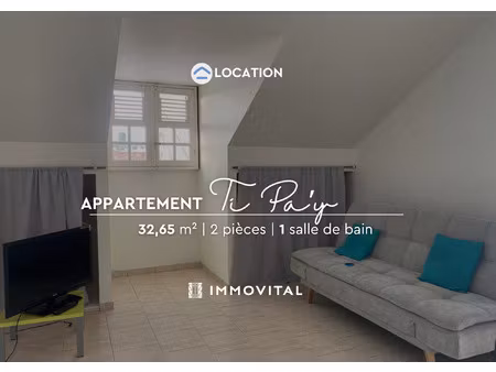 location appartement 2 pièces 32m² baie mahault 97122
