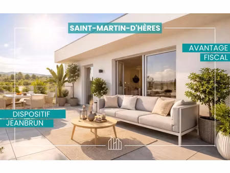 vente appartement neuf 4 pièces 82m2 saint-martin-d'hères - 378000 € - surface privée