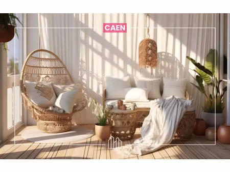 vente appartement neuf 2 pièces 39m2 caen - 194000 € - surface privée