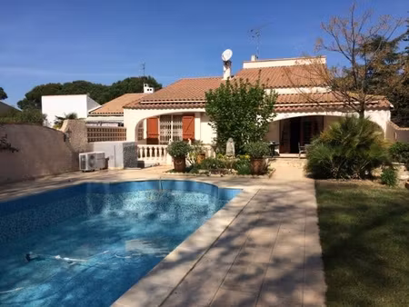 maison la grande motte 850m2 de terrain + pisicne