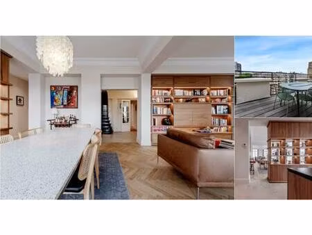 penthouse à louer avec garage et terrasse   ixelles (vbe13563)