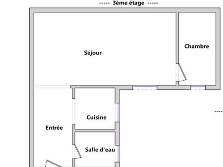 location appartement 2 pièces  31.52m²  paris 11