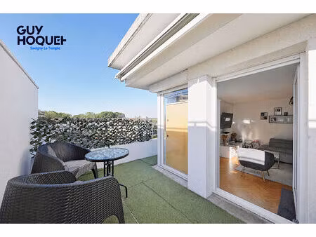 appartement 4 pièce(s) 80 m2 - terrasses - box