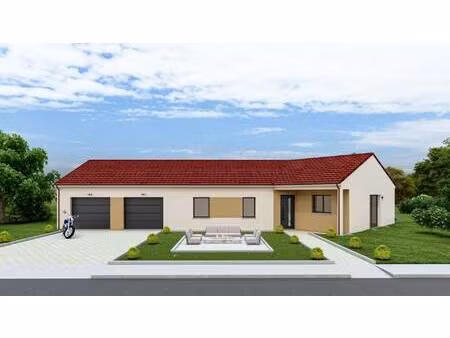 terrain avec maison neuve à vendre