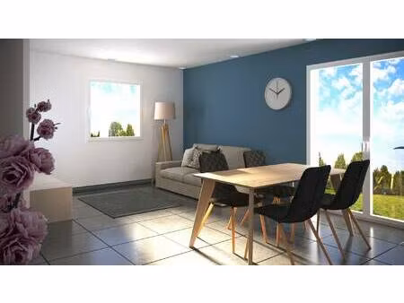 terrain avec maison neuve à vendre