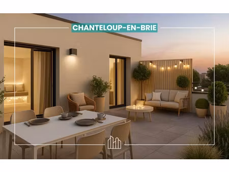 vente appartement neuf 28m2 chanteloup-en-brie - 171900 € - surface privée