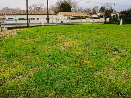 en vente terrain constructible 4 34 ares – 77 000 € |meschers-sur-gironde