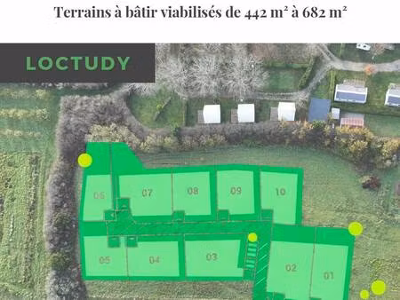 terrain constructible viabilisé à vendre