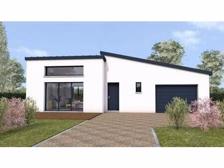 terrain avec maison neuve à vendre