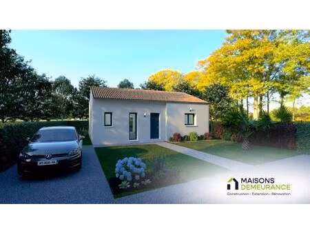 terrain avec maison neuve à vendre
