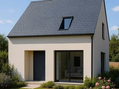 terrain avec maison neuve à vendre