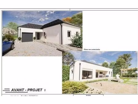 terrain avec maison neuve à vendre