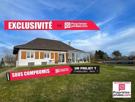 exclusivité - maison de plain pied classe énergie c sur un terrain constructible de 3447..